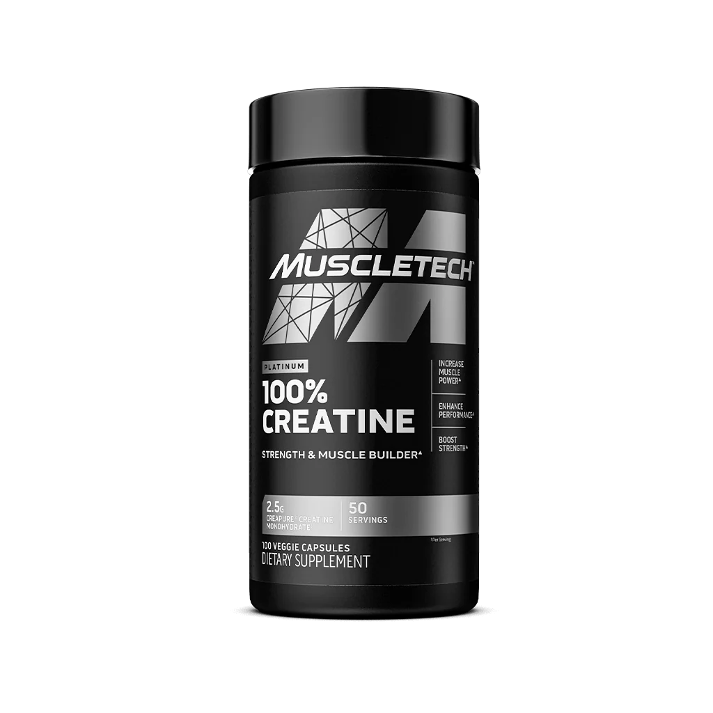 Muscletech 100% Platinum Creatina Monohidratada Creapure Capsulas