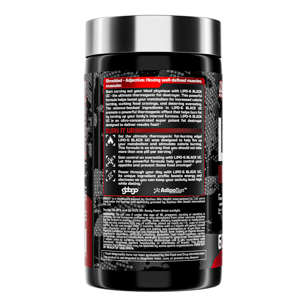 Nutrex Lipo 6 Black Ultra Concentrado Quemador de Grasa