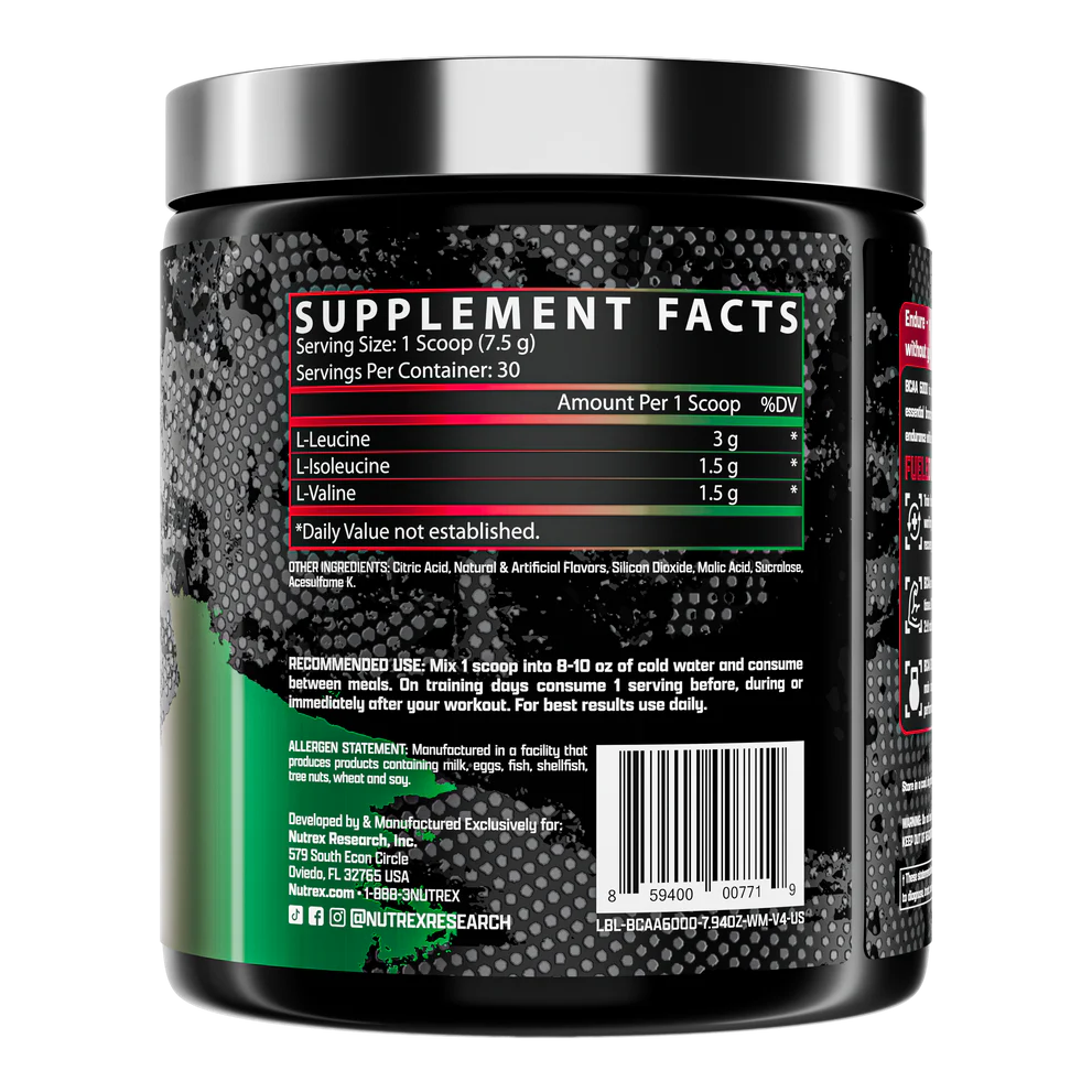 Nutrex BCAA 6000 Aminos Esenciales