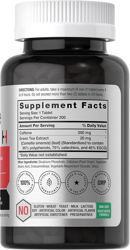Horbaach Cafeina 220 Mg con Te Verde