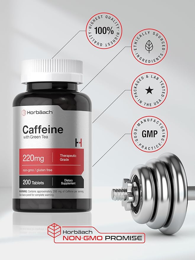 Horbaach Cafeina 220 Mg con Te Verde