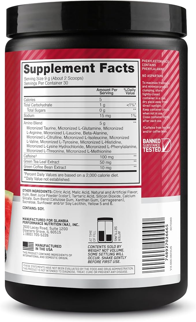 Optimun Nutrition Amino Energy
