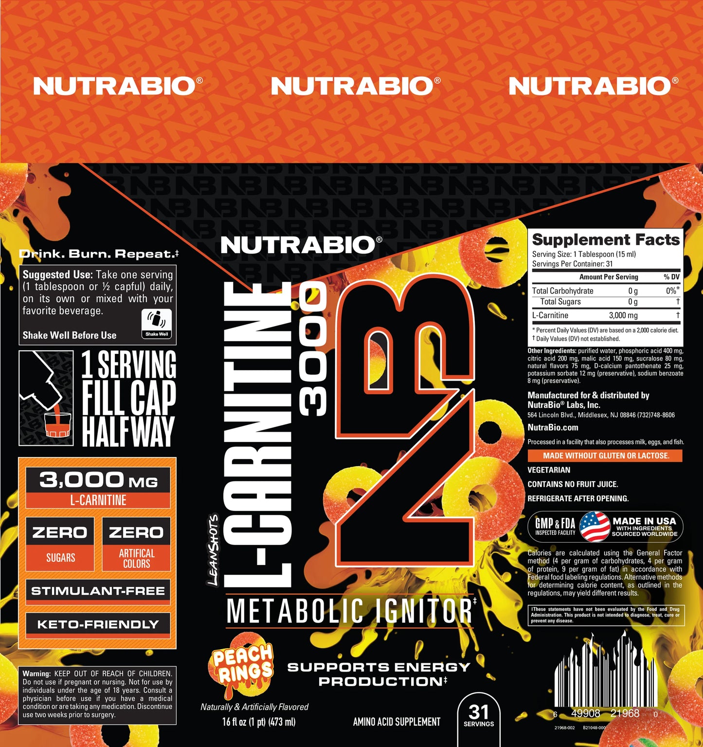 Nutrabio L-Carnitina