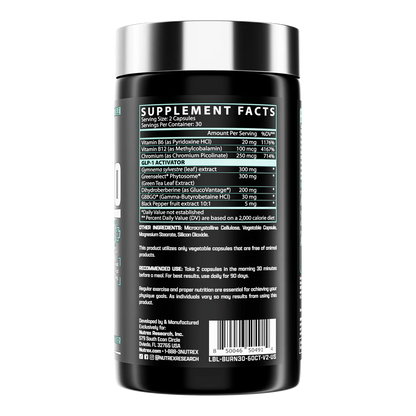 Nutrex Burn30 GLP1+ Quemador de Grasa