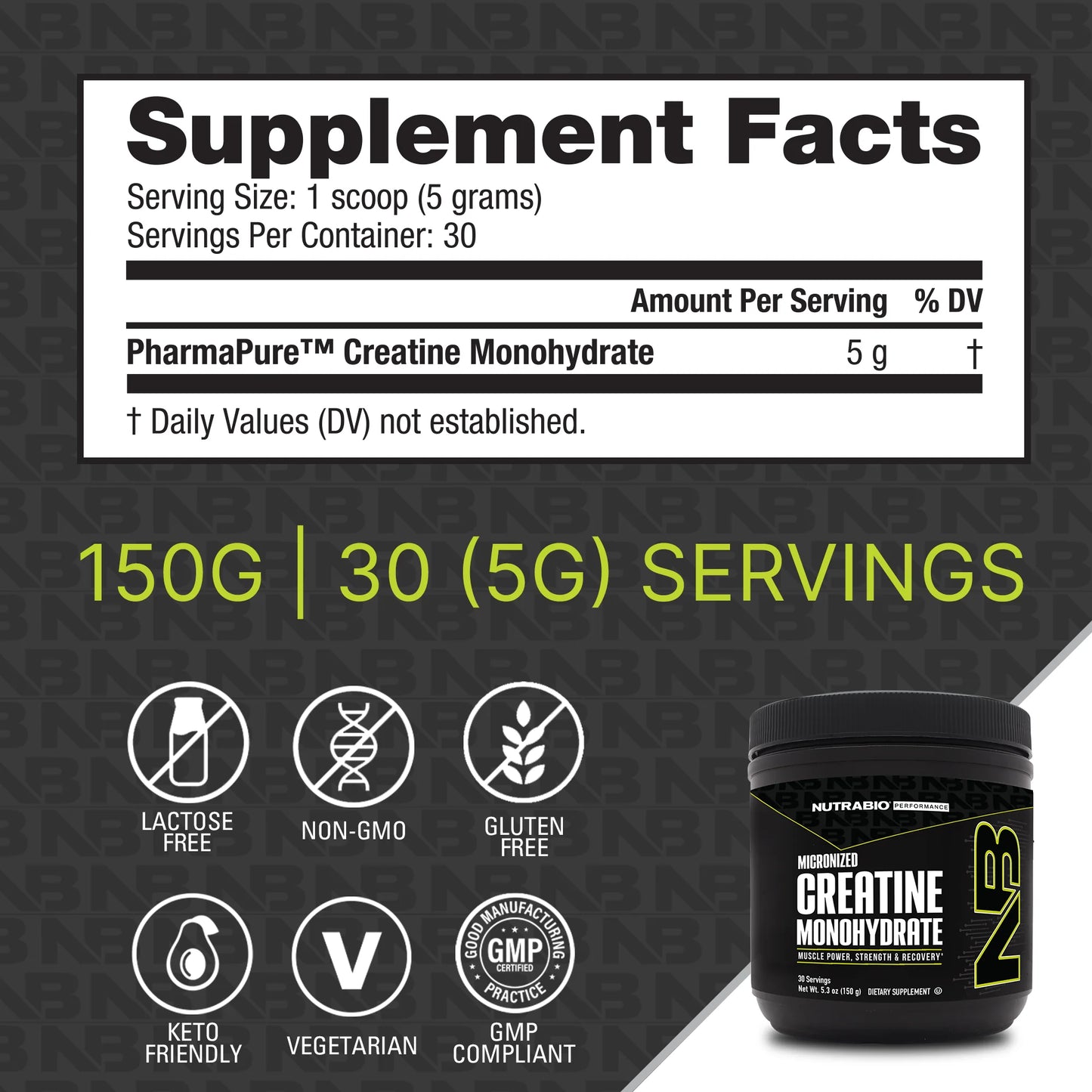 Nutrabio Creatina Monohidratada