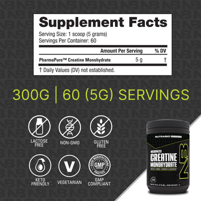 Nutrabio Creatina Monohidratada