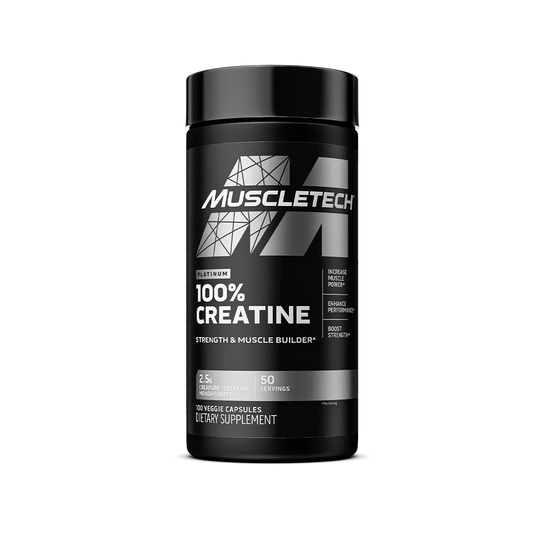 Muscletech 100% Platinum Creatina Monohidratada Creapure Capsulas