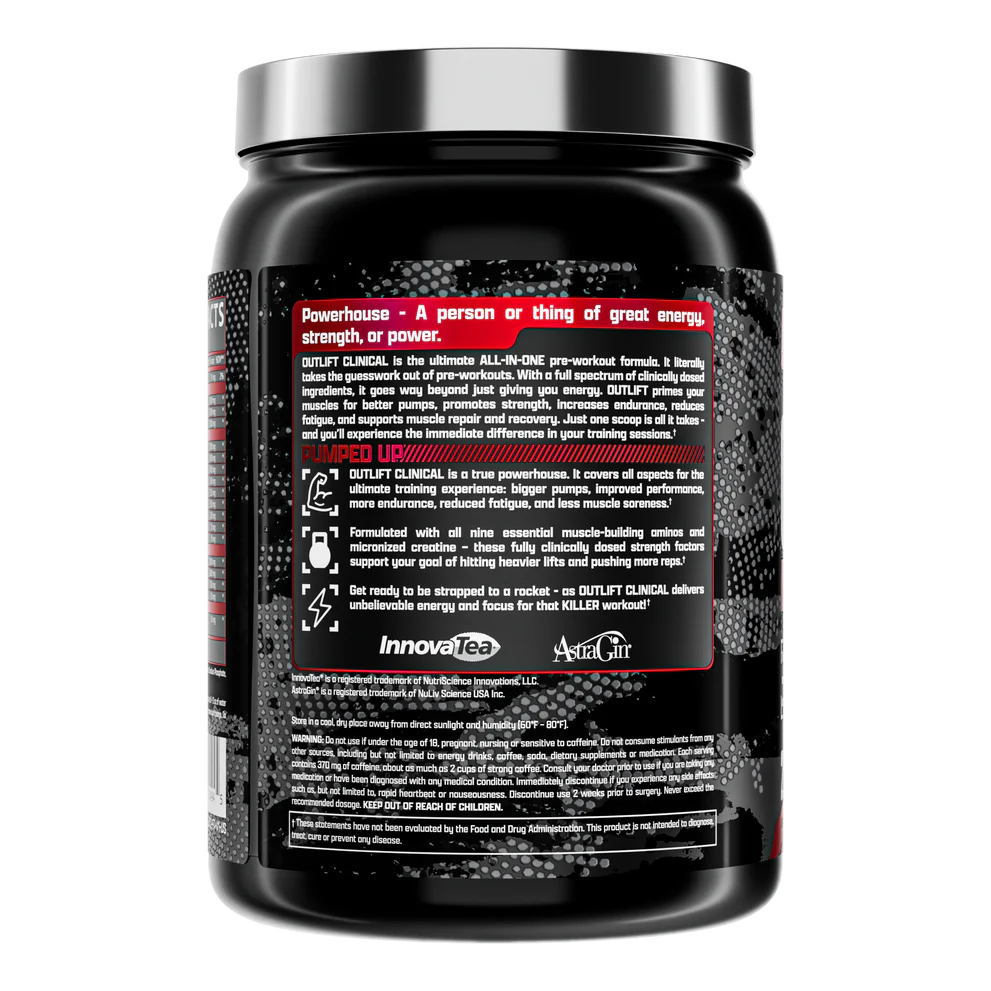Nutrex Outlift Clinical todo en uno Pre-Entreno