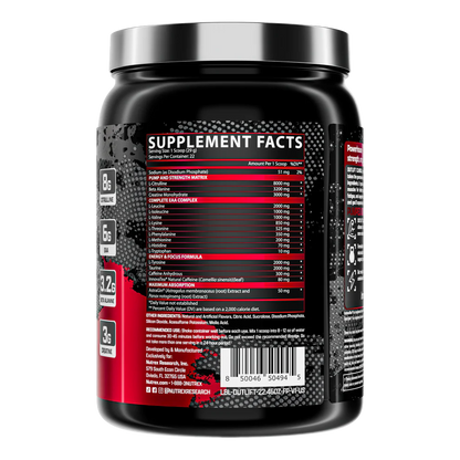 Nutrex Outlift Clinical todo en uno Pre-Entreno