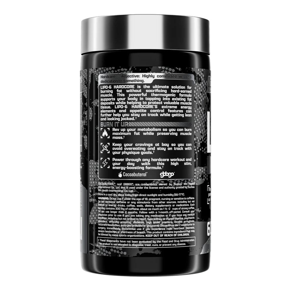 Nutrex Lipo 6 Hardcore Quemador de Grasa