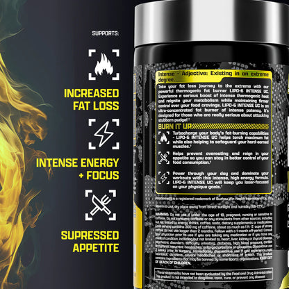 Nutrex Lipo 6 Intense Ultra Concentrado Quemador de Grasa