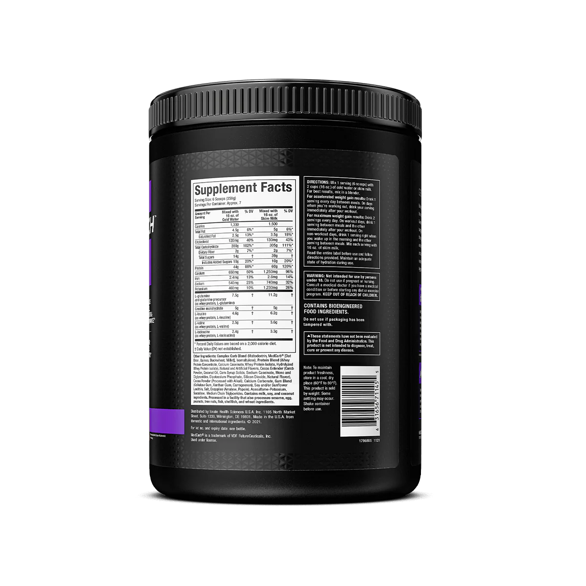 Muscletech 100% Mass Gainer Ganador de Peso