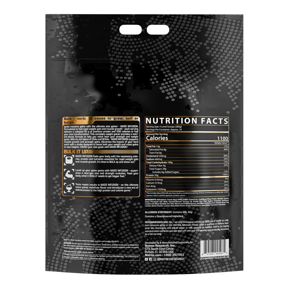 Nutrex Mass Infusion Ganador de Peso