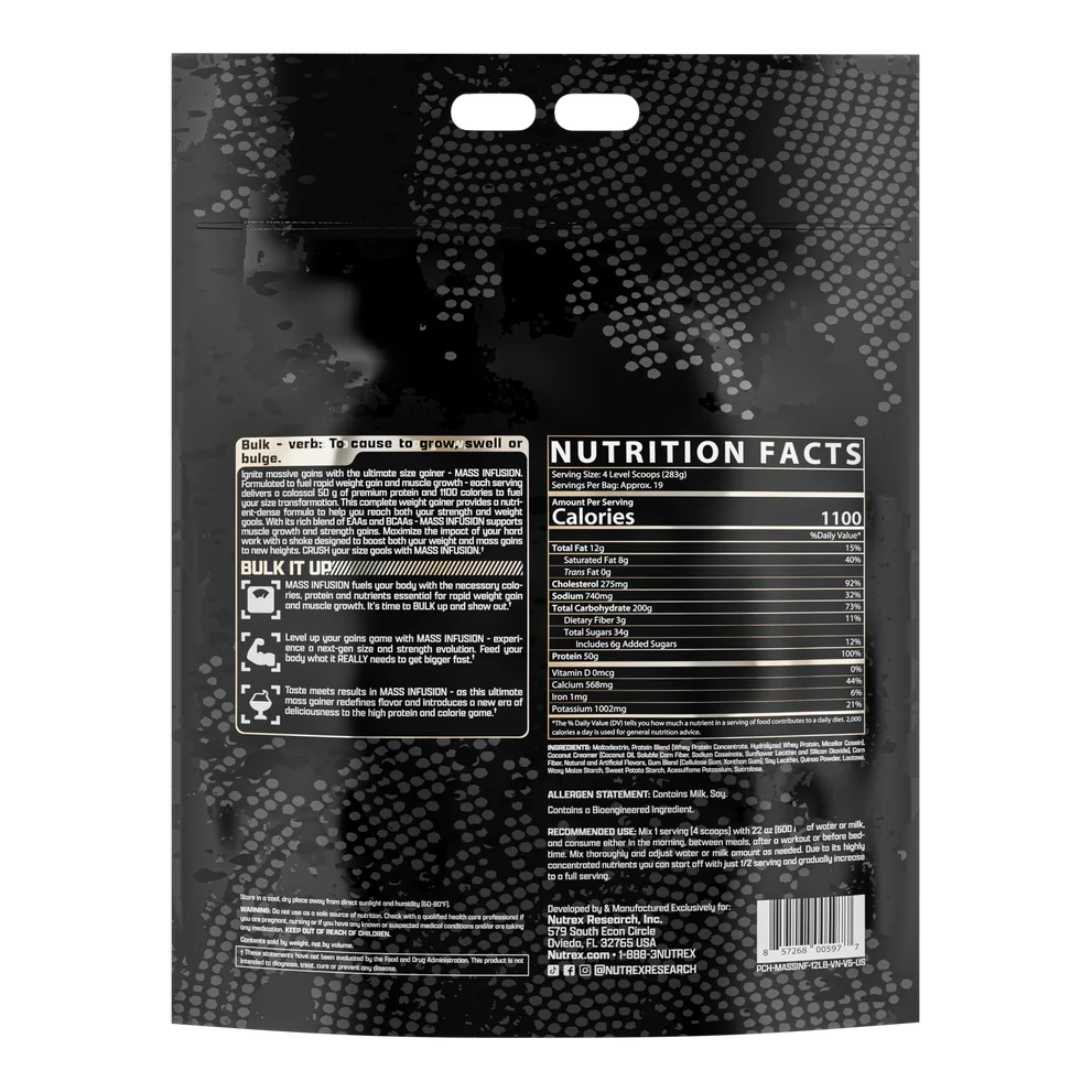 Nutrex Mass Infusion Ganador de Peso