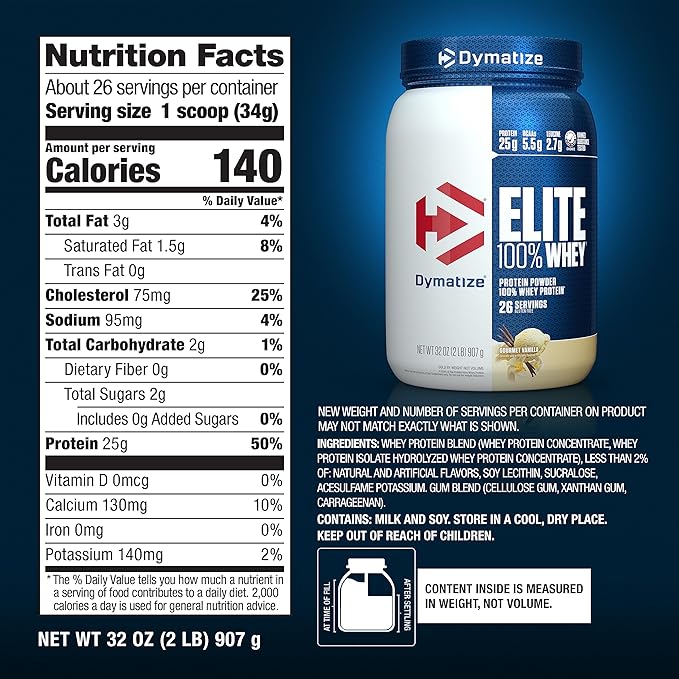 Dymatize Elite 100% Whey Proteina
