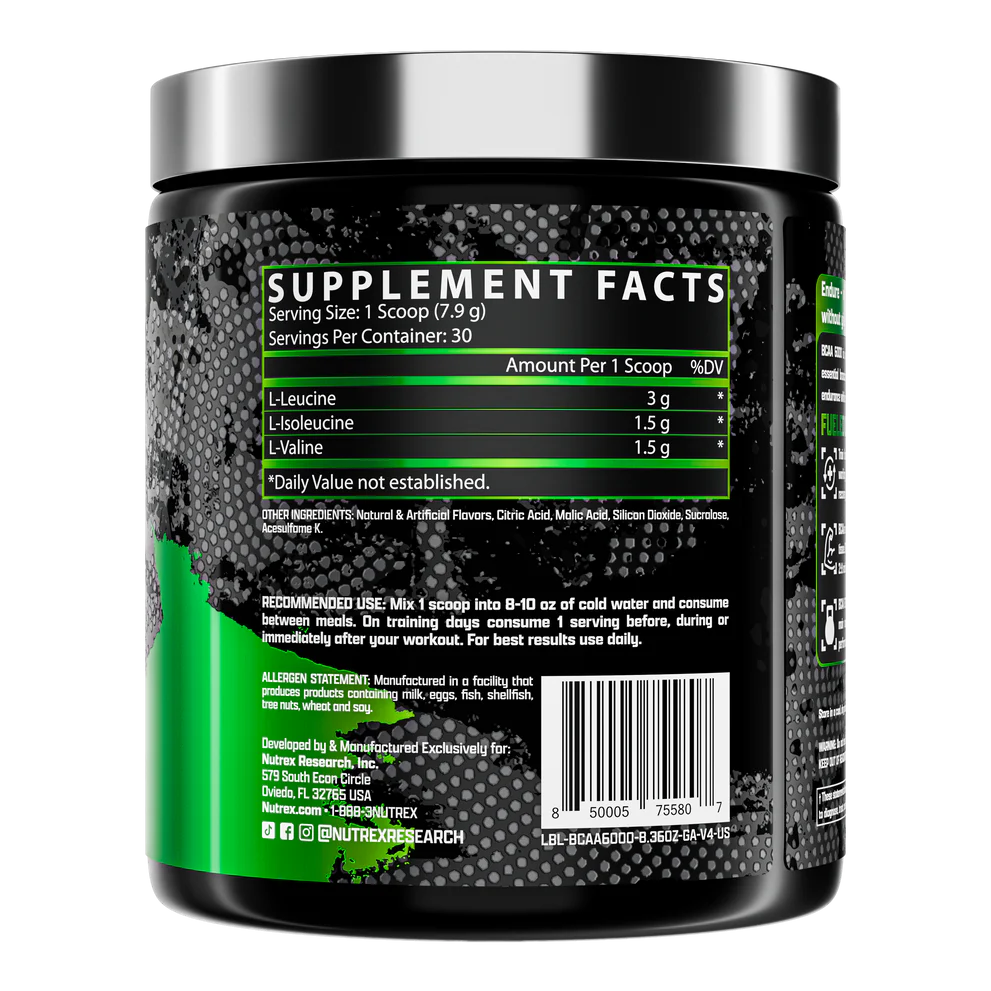 Nutrex BCAA 6000 Aminos Esenciales