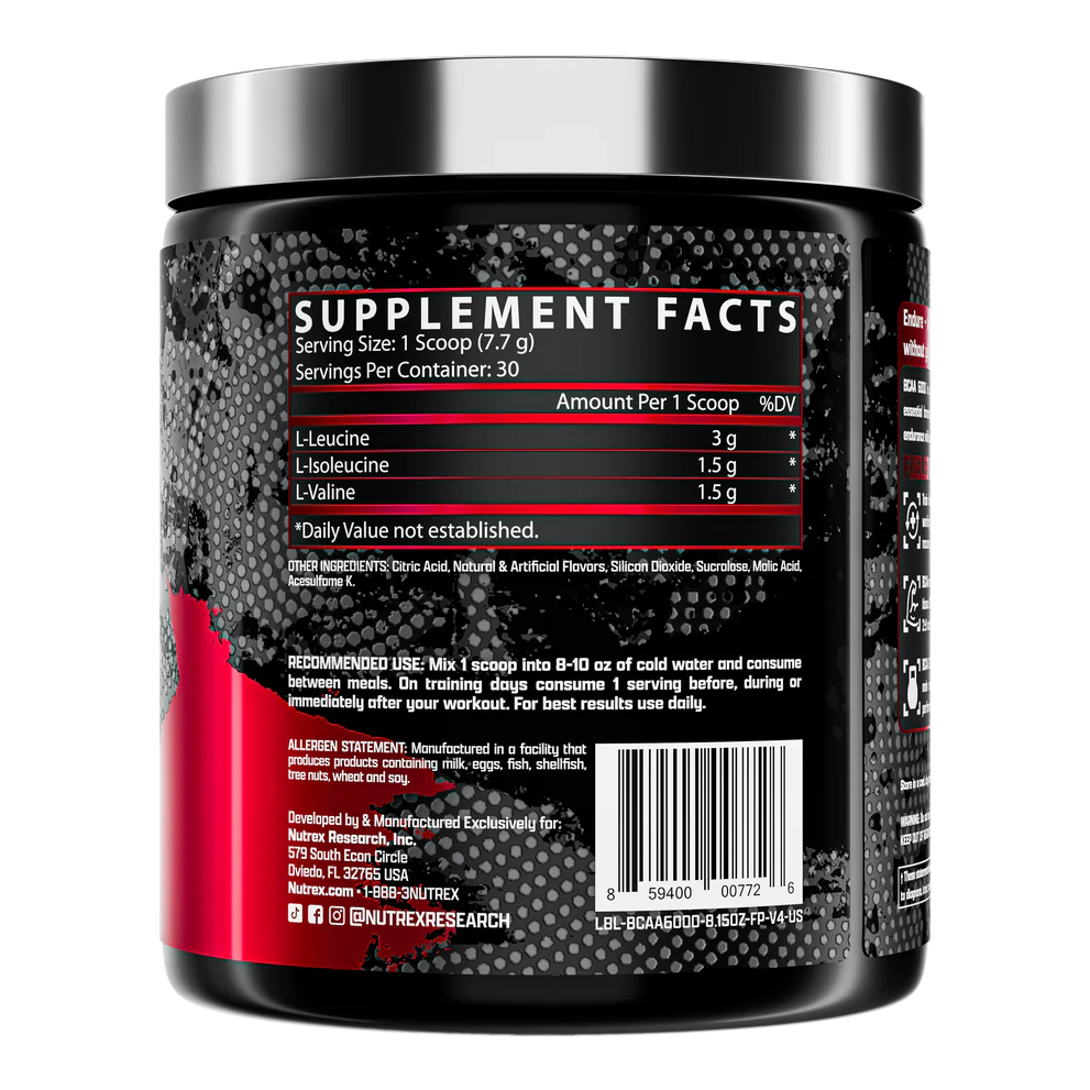 Nutrex BCAA 6000 Aminos Esenciales