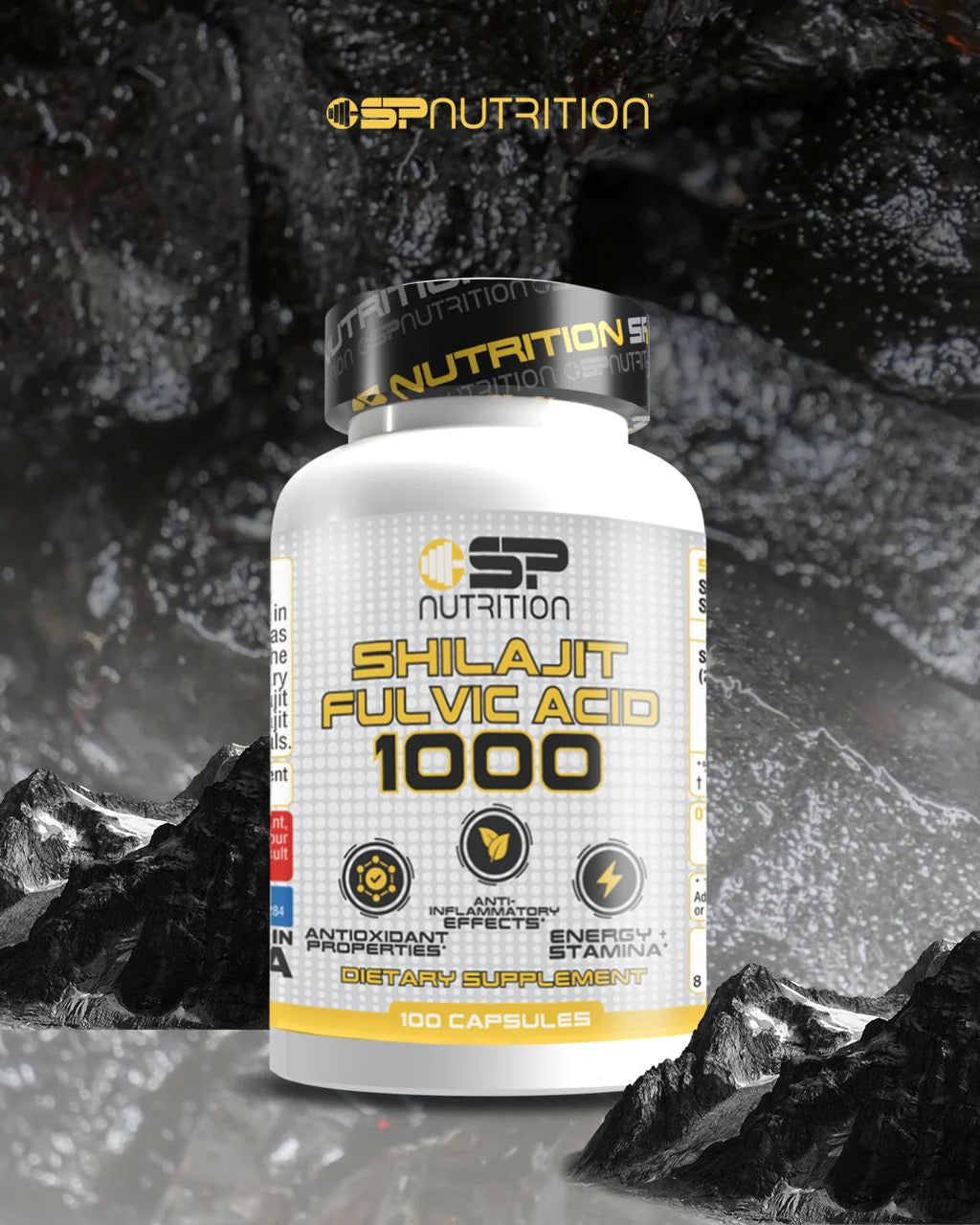 SP Nutrition Shilajit Fulvic Acid 1000