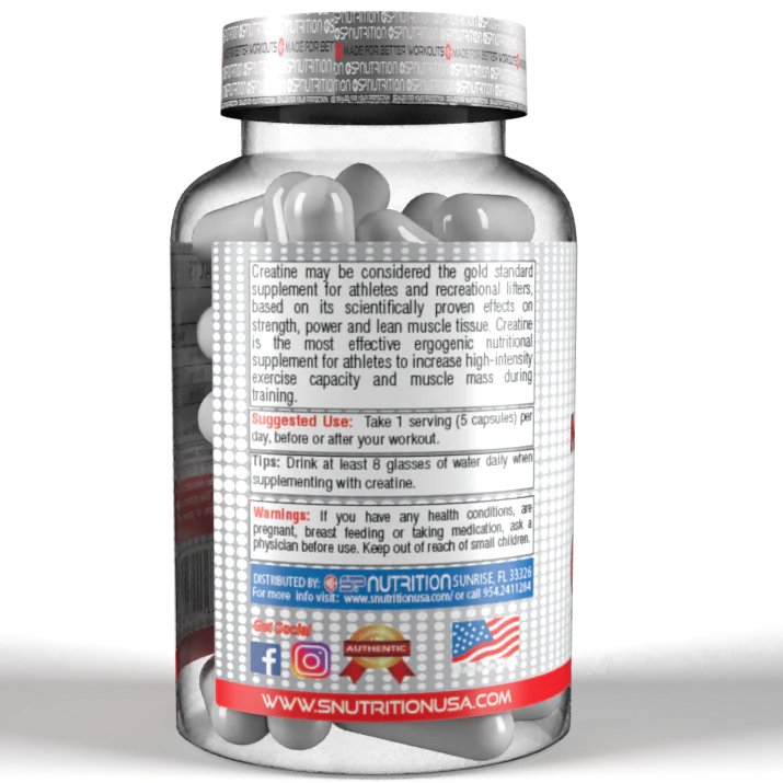 SP Nutrition Creatina Monohidratada Capsulas