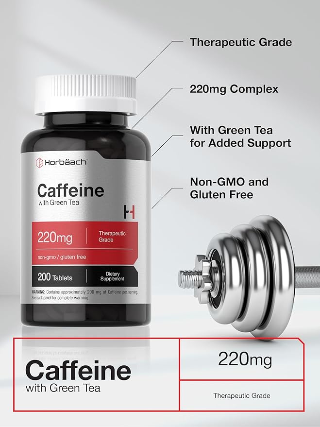 Horbaach Cafeina 220 Mg con Te Verde