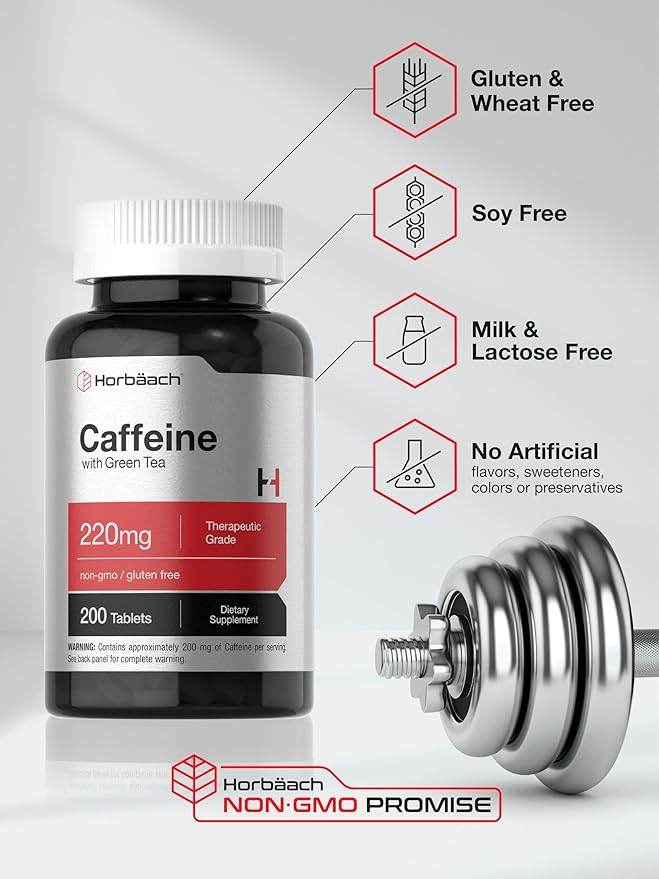 Horbaach Cafeina 220 Mg con Te Verde