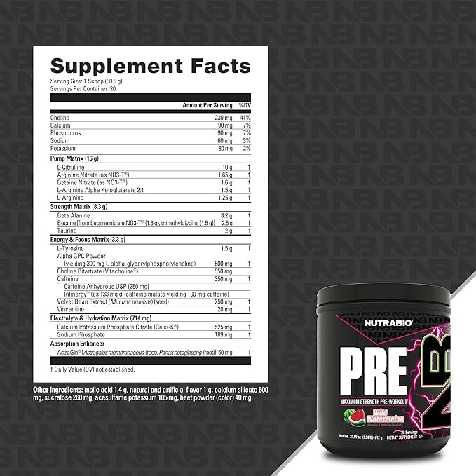 Nutrabio Pre Entreno Completo