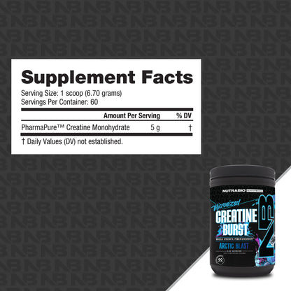 Nutrabio Creatina Monohidratada Micronizada Burst