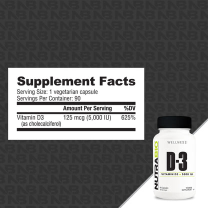 Nutrabio Vitamina D 5000IU