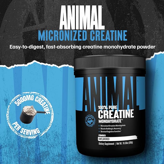 Animal Creatina Monohidratada Micronizada