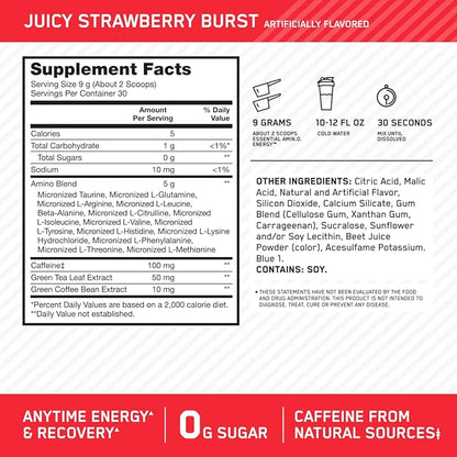 Optimun Nutrition Amino Energy