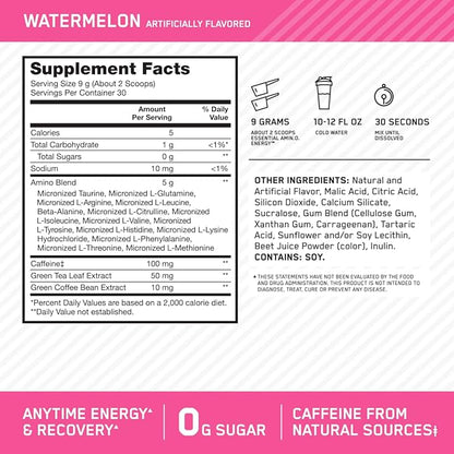 Optimun Nutrition Amino Energy