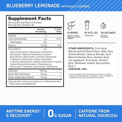 Optimun Nutrition Amino Energy