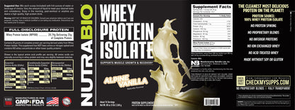 Nutrabio Whey Isolada Proteina