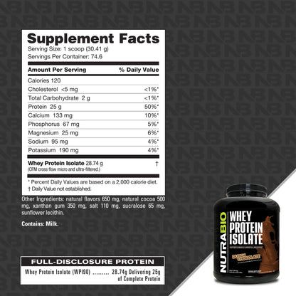 Nutrabio Whey Isolada Proteina