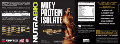 Nutrabio Whey Isolada Proteina