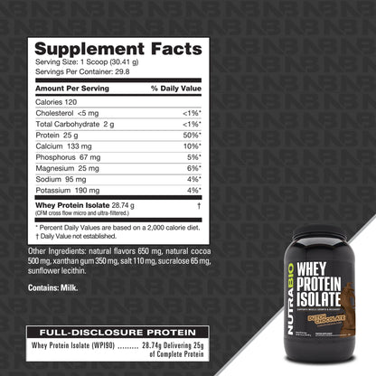 Nutrabio Whey Isolada Proteina