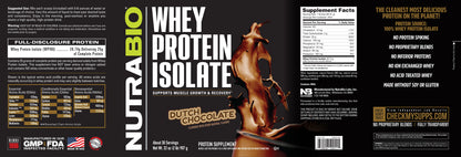 Nutrabio Whey Isolada Proteina