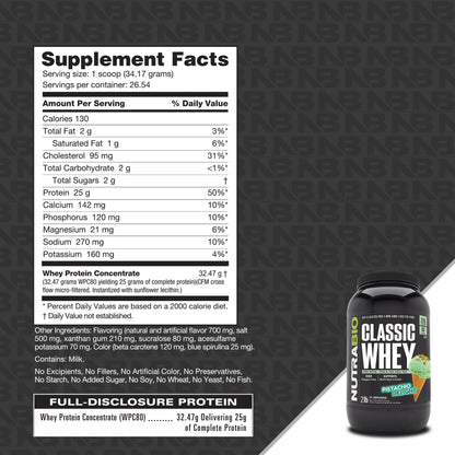 Nutrabio Classic Whey Proteina