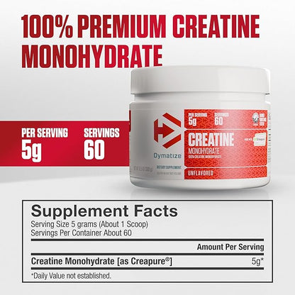Dymatize Creatina Monohidratada Sello Creapure 5 Gr por Servicio