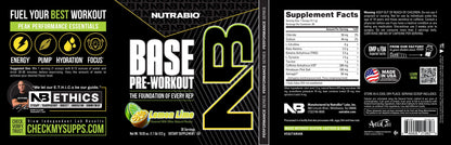Nutrabio Base Pre Entreno 30 Servicios