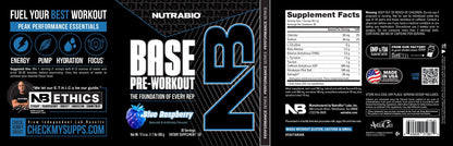 Nutrabio Base Pre Entreno 30 Servicios
