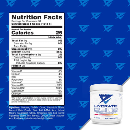 Nutrabio Endurelite Hydrate Elite 31 Servicios
